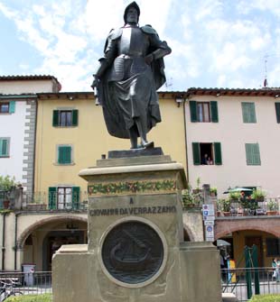 Standbeeld van Gionanni da Verrazzano